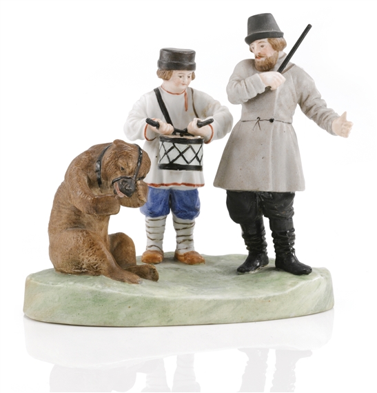 BEAR KEEPERS GROUP by Gardner, circa 1880