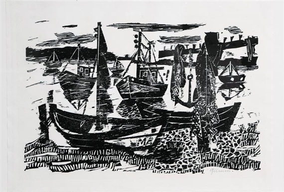 Evening in Maasholm by Willem Grimm