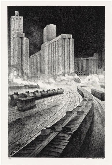 Granaries to Babylon by Louis Lozowick, 1933
