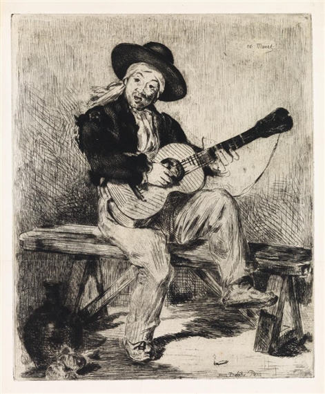 Le Guitarero by Édouard Manet, 1861-1862