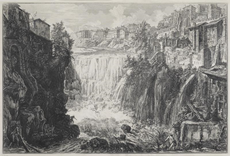 Veduta Della Cascata di Tivoli by Giovanni Battista Piranesi, 1766