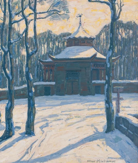 Chinese Pavillion in Pillnitz by Max Wislicenus