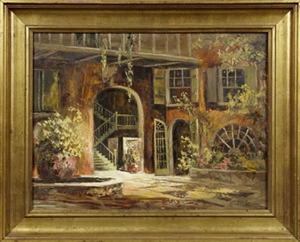 French Quarter Patio - Ed Blouin
