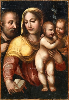 SACRA FAMIGLIA CON SAN GIOVANNINO - Marco Bigio