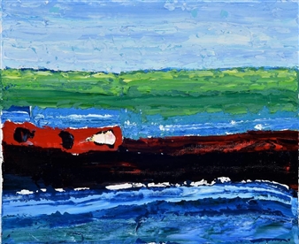 convolute of two paintings - Jürgen Lenk