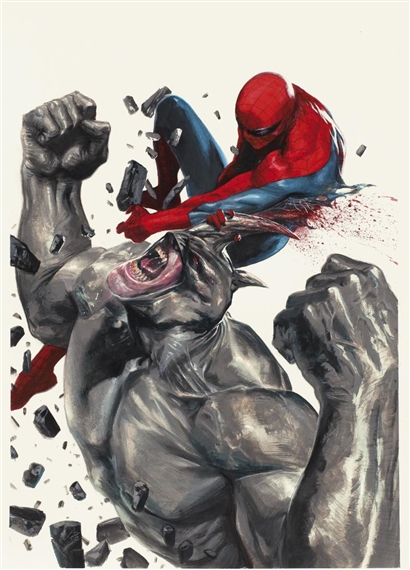 Gabriele Dell'otto | Amazing Spiderman 682, Arc ends of the earth |  MutualArt