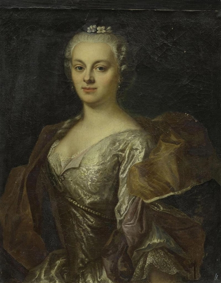 Portrait of the Duchess Theresia Emanuela of Bavaria (1723-1743) by German School, 18th Century, 18th Century