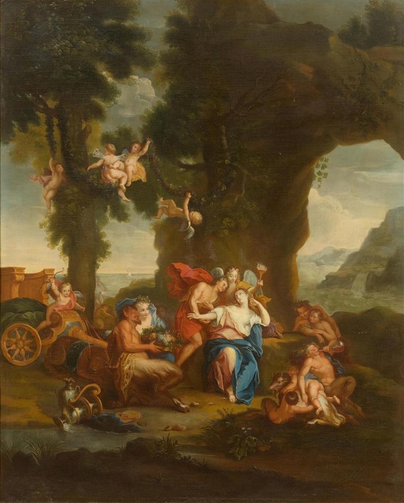 Bacchus und Ariadne by Lorenzo Pasinelli