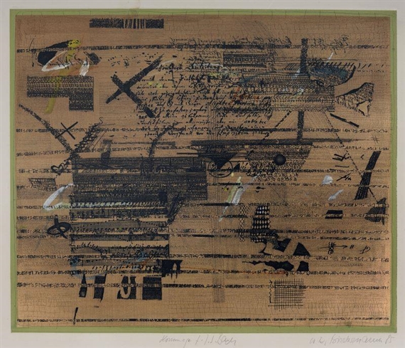 Hommage f. J.S. Bach by Wolfgang E. Biedermann, 1985