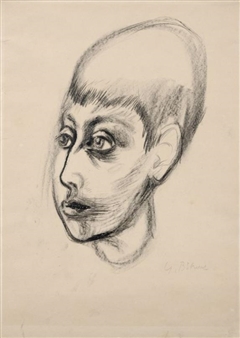 Knabe mit Turmschädel - Gerd Böhme