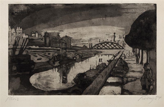 Paris by Hans Körnig, 1954