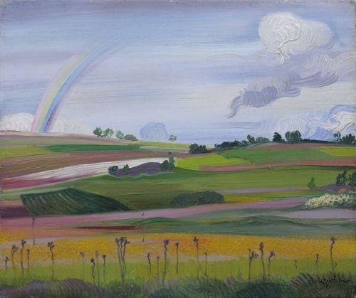 Heribert Fischer-Geising | Stillleben mit Schwertlilien (1931) | MutualArt