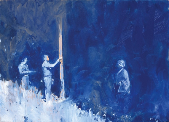 Chodští turisté značkující stromy by Ondřej Basjuk, 2014