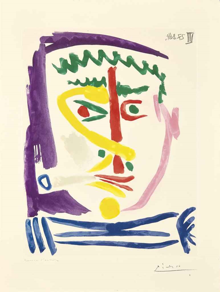 Fumeur III by Pablo Picasso, 1964