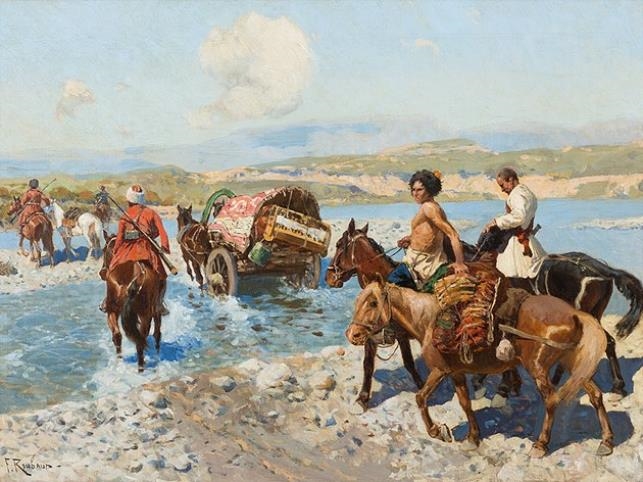 Artwork by Frants Alekseevich Rubo, Untitled, Made of Oil on canvas