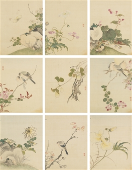 FLOWERS AND BIRDS - Wang Ru