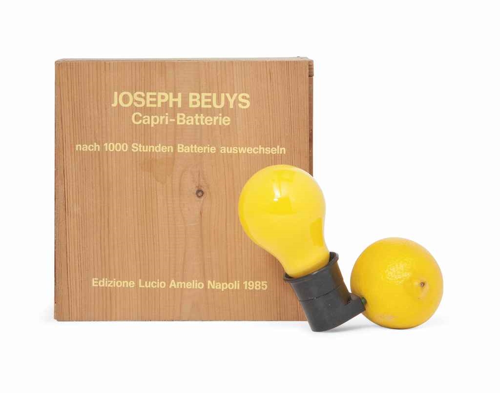 Capri-Batterie by Joseph Beuys, 1985