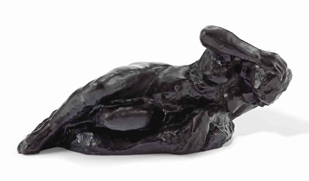 Artwork by Auguste Rodin, Ariane, Made of bronze with dark brown patina