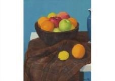 Fruits in Wooden Pot by Hirohide Hashimoto, 1988