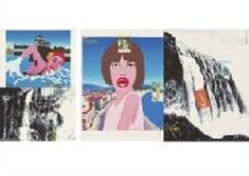 5 Works: Ohori; Slaver; Mona Lisa; Razor; Motorcycle by Tadanori Yokoo, 1991