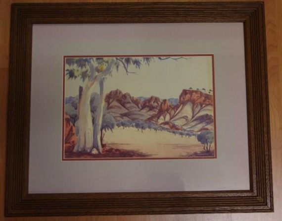 outback landscape by Reuben Pareroultja