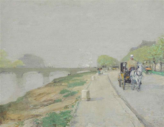 Banks of the Seine by Childe Hassam, 1888