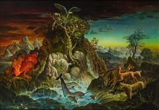 Die vier Elemente (the four elements) - Peter Proksch