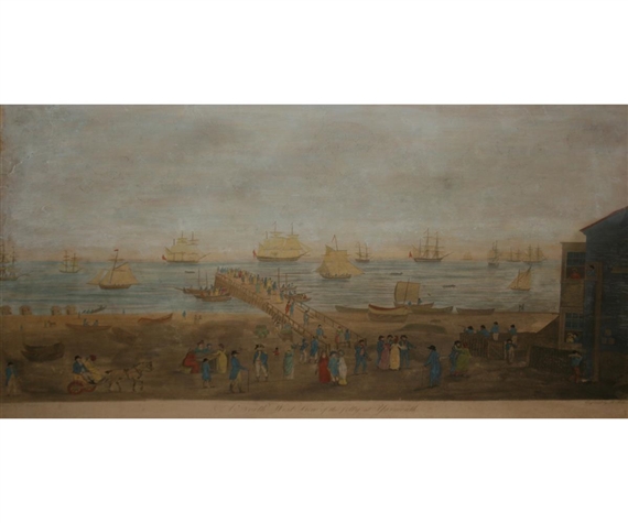 A North West View of the Jetty at Yarmouth - John Butcher