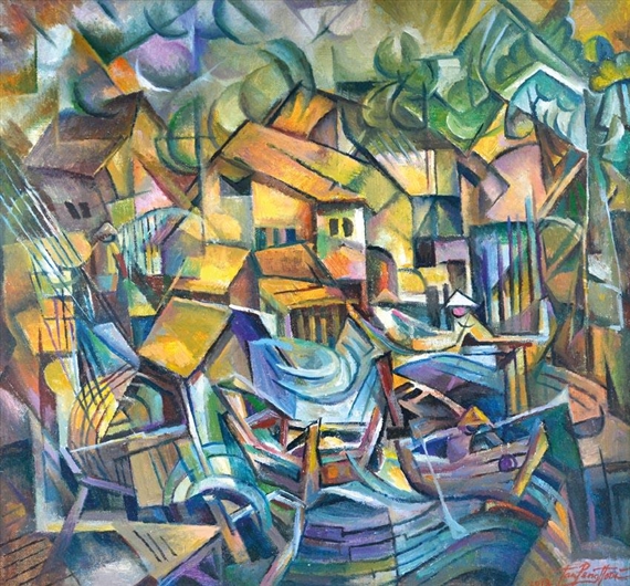 Fishing Village by Tan Peng Hooi, 2012