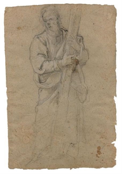 Etude pour saint André by Jacopo Chimenti