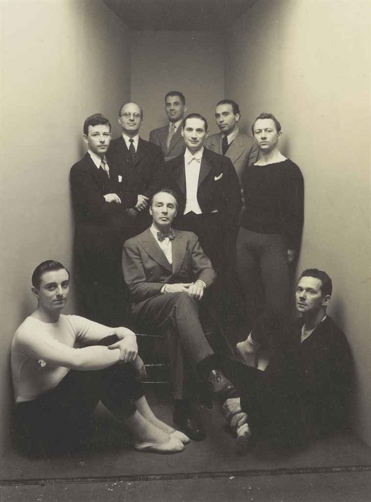 Artwork by Irving Penn, Balanchine and Members of American Ballet Theater, Made of gelatin silver print