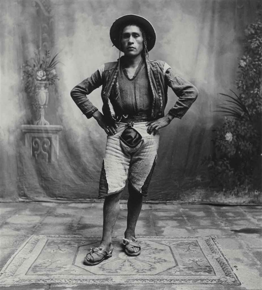 Young Quechuan Man Dressed in Handsome but Functional Pants by Irving Penn, 1948