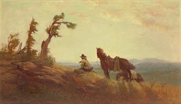 Artwork by Raphael Lillywhite, Last Smoke, Made of Oil on canvas board