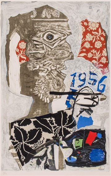 ECOLE de PARIS 1956 ポスター　アントニークラーベ Antoni Clavé | Ecole de Paris (1956) | MutualArt