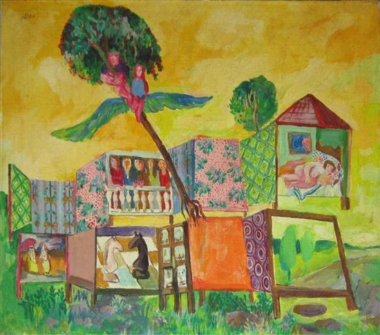 Surrealistic building by David Meshulam