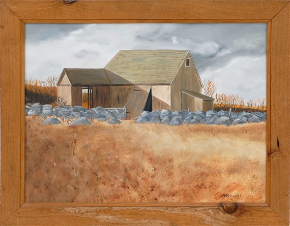 A New England barn by Marieluise Hutchinson