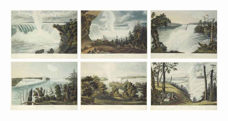 James Pattison Cockburn | 5 works: The Falls of Niagara.: View of Table ...