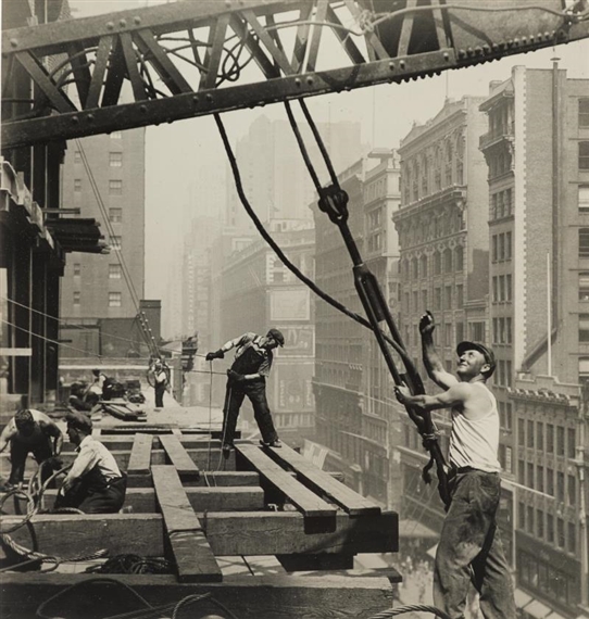 Team Work, Empire State Building, New York City by Lewis Hine, 1930