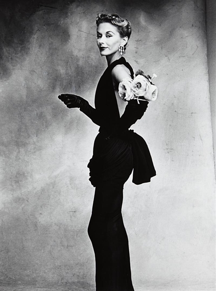 Woman with Roses (Lisa Fonssagrives-Penn), Paris by Irving Penn, 1950, printed 1984