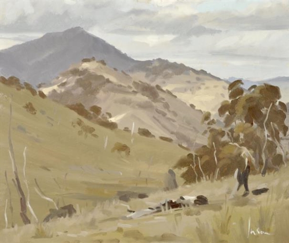 Graeme Inson | Mount Tenant from Fitz's Hill, ACT | MutualArt