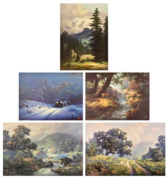 Dalhart Windberg | 5 works: Frosty Homecoming Home at Last Afterglow of ...