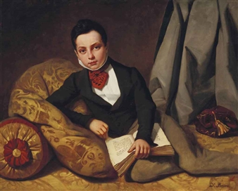Portrait d'un adolescent juif - Adolphe Brune
