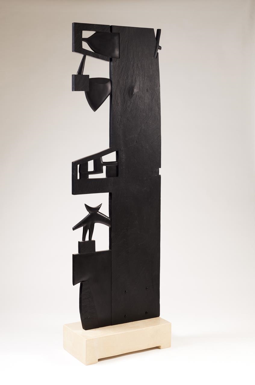 Artwork by Rui Matos, Untitled, Made of Slate and marble sculpture