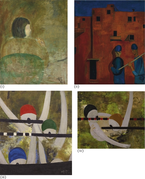 UNTITLED (FOUR WORKS) by Lin Chunyan, 1983