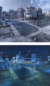 CITY DISQUALIFIED – XIMEN DISTRICT : DAY AND NIGHT (SET OF TWO) - Yuan Goang-Ming