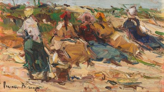 Willem Boshoff | Mussel Pickers Taking a Break | MutualArt