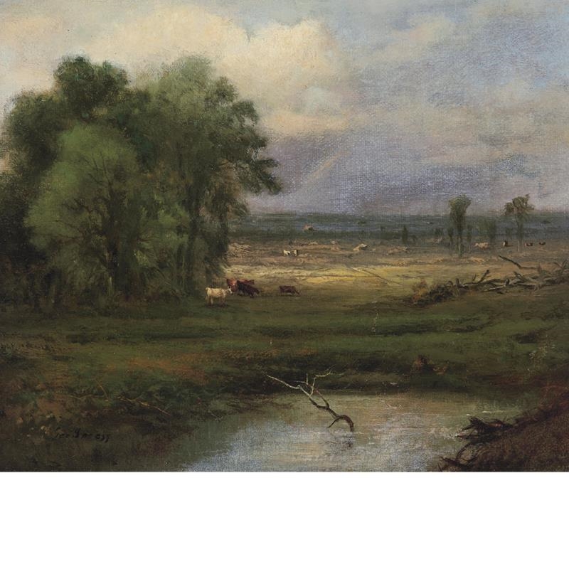 George Inness | Landscape (Circa 1866) | MutualArt