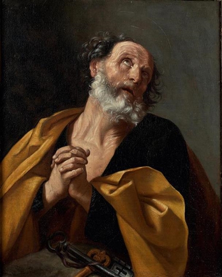 Guido Reni | Saint-Pierre repentant (17th Century) | MutualArt