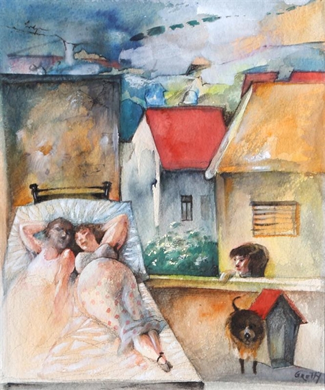 Peeping Tom by John August Groth, circa 1960