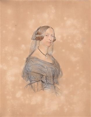 An Actress Looking Upwards